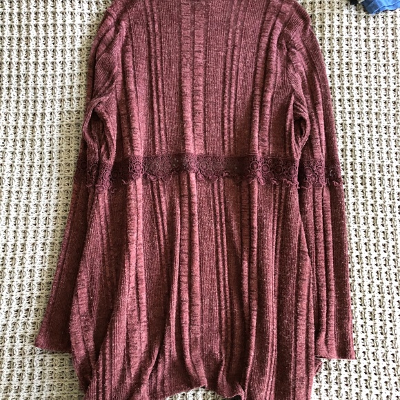 Maroon Cardigan - Picture 2 of 3